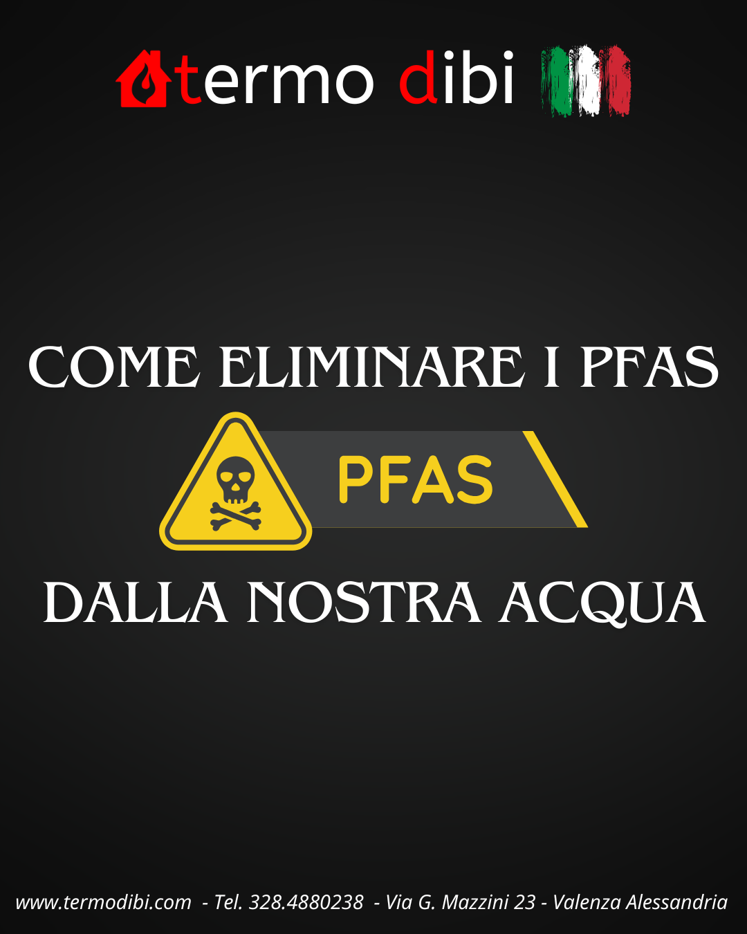 Come eliminare i Pfas articolo Termo Dibi