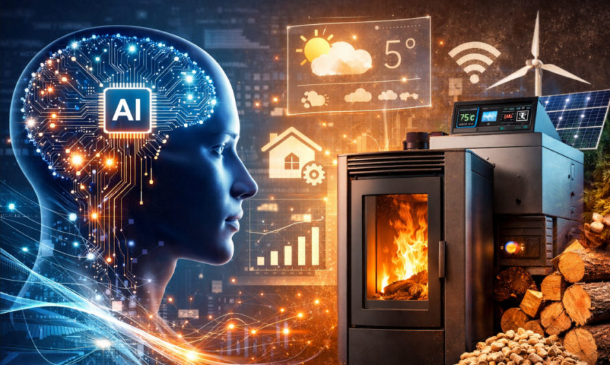 Intelligenza artificiale e riscaldamento a biomassa